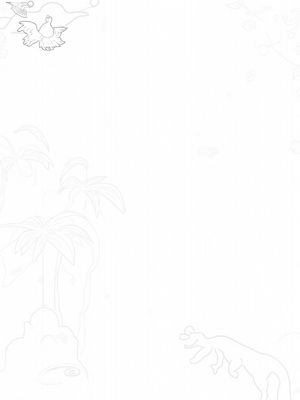 Prehistoric Jungle with Dinosaurs and Playful Pterodactyls