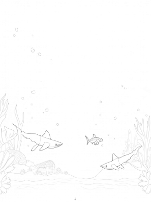 Underwater Origami Sharks and Coral Castles