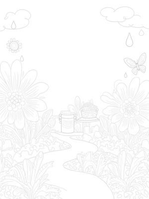 Giant Floating Flower Petals and Butterflies