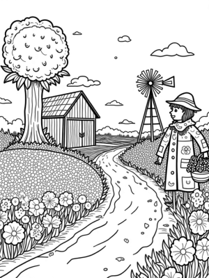 Giant Vegetables and a Cabbage Barn