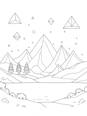 Floating Triangles and Tranquil Lake