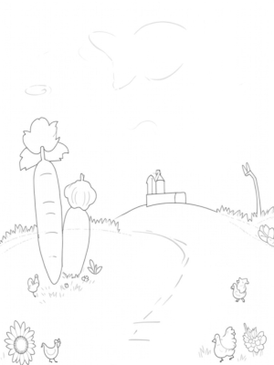 Giant Vegetables and a Barn Shaped Like an Acorn