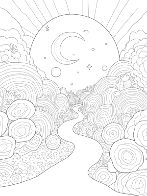 Cosmic Garden of Blooming Circles