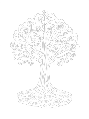 Four Seasons Tree with Garden