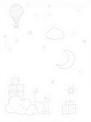 Plush Toy Hot Air Balloons in a Cloudy Nursery