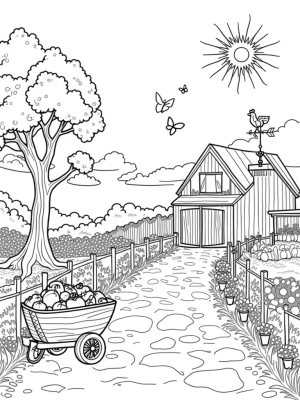 Oversized Vegetables and a Rustic Barn