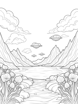 Floating Islands and Spiral Mountains