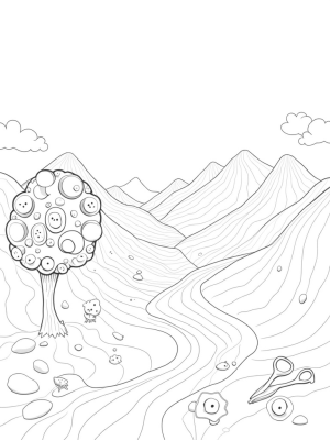 Patchwork Hills and Button Tree