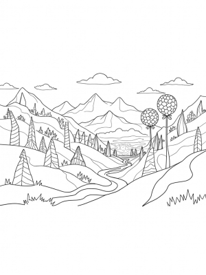 Geometric Hills and Spiraling Trees