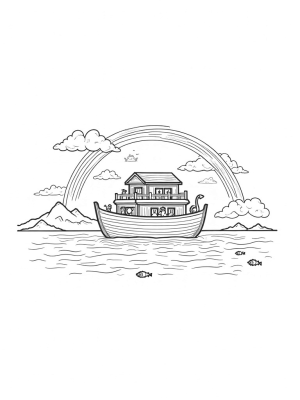 The Grand Ark on a Tranquil Sea
