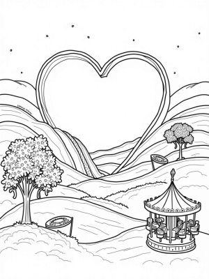 Dreamy Hills of Pastel Shoes and a Heart Mirror
