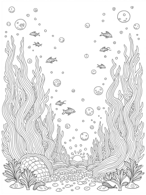 Coral Dolphin City Underwater Scene
