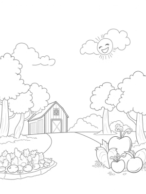 Giant Vegetables and an Apple Barn
