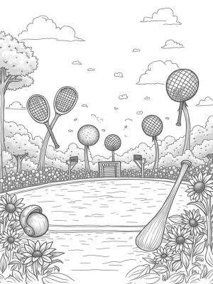 Nature Meets Sports in a Whimsical Arena