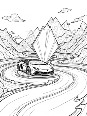 Twisting Racetracks and a Colossal Lamborghini