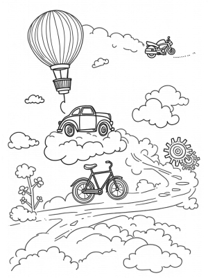 Floating City of Vintage Vehicles