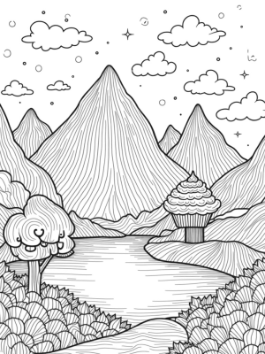 Candy Cane Mountain Wonderland