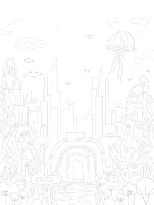 Underwater City of Coral and Seashells