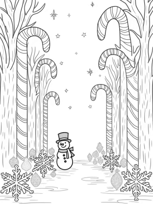 Candy Cane Winter Wonderland