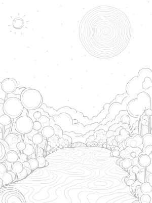 Floating Circles and a Serene Pond
