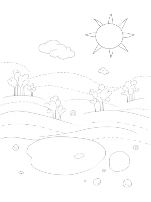 Circles in a Serene Landscape