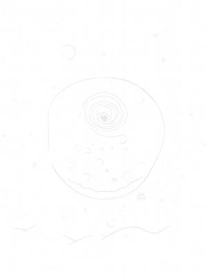 Cosmic Whirlpool of Vibrant Circles