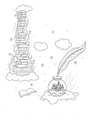 Floating Library in the Clouds
