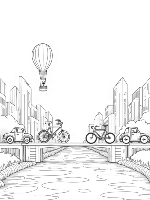 Floating Bicycles and Colorful Car Gardens