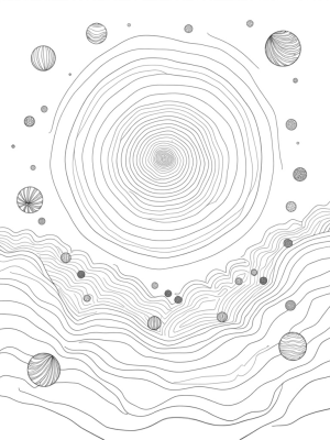 Cosmic Garden of Colorful Circles