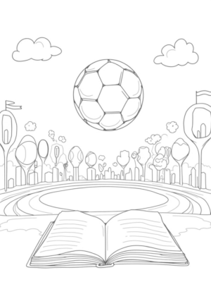 Floating Soccer Ball Sports Arena