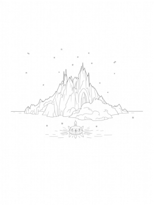 Ice Palace on a Crystalline Mountain