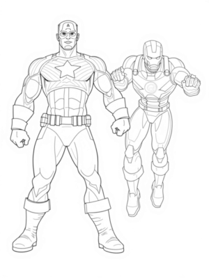 Captain America and Iron Man Battle in the City