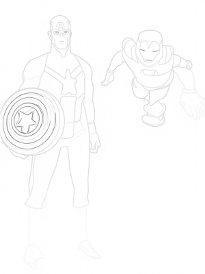 Captain America and Iron Man Unite
