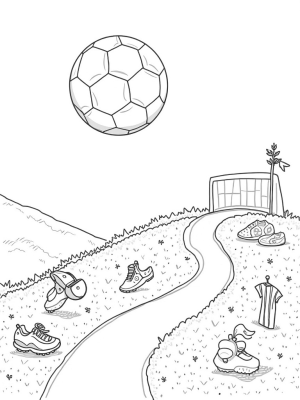 Giant Soccer Ball and Fun Sports Gear