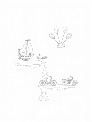 Floating Islands with Unique Vehicles
