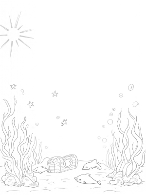 Dolphins in a Musical Coral Garden