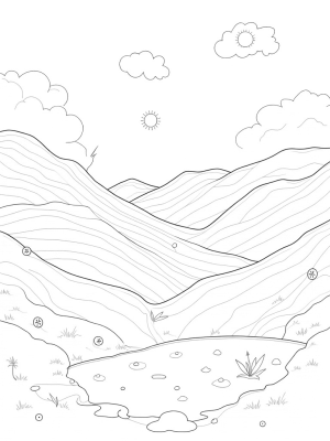 Fabric Hills and Threaded Paths