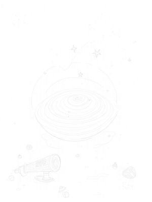 Galaxy in a Crystal Orb Above a Moonlit Landscape