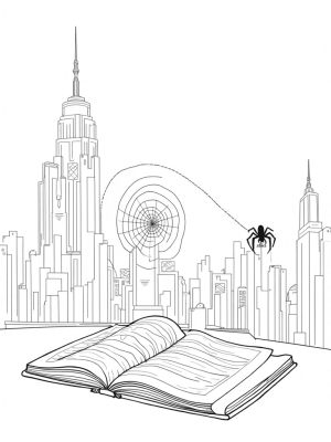 Twisted Skyscrapers and a Giant Comic Book Rooftop