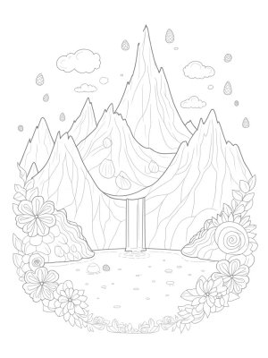 Dragon Peaks and Gemstone Lake
