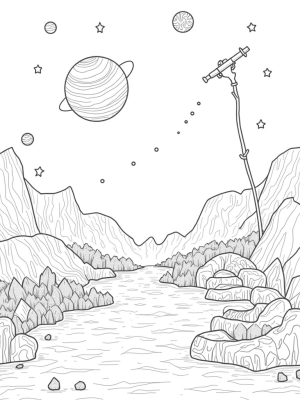 Celestial Garden on an Asteroid