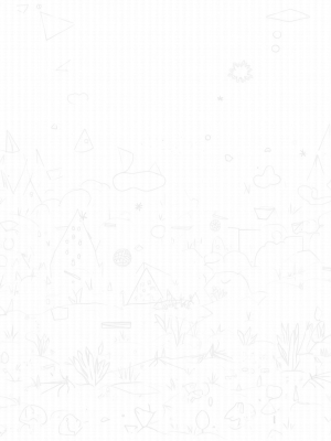 Floating Triangular Islands with Geometric Flowers