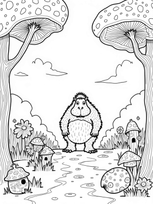 Colossal Gruffalo in a Mushroom Wonderland