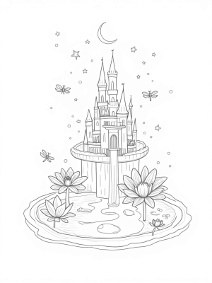 Floating Castle on a Lily Pad