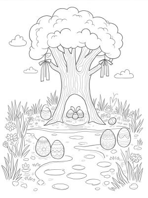 Oversized Eggs and a Cozy Bunny Burrow