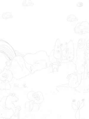 Pastel Ponies in a Candy Cloud Meadow