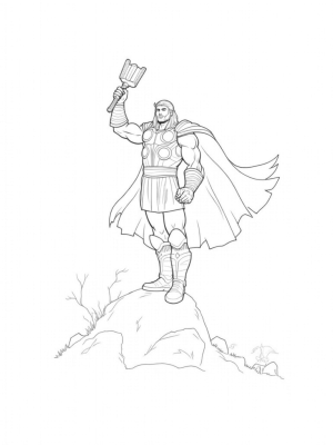 Thor in Action: The God of Thunder