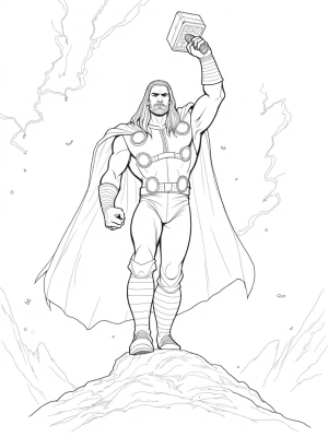 Thor Preparing for Battle