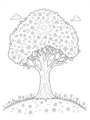 Seasons of a Whimsical Tree