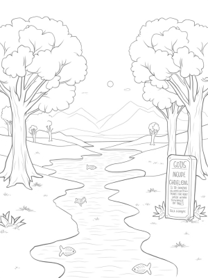 Glowing Fruit Garden with Biblical Symbols